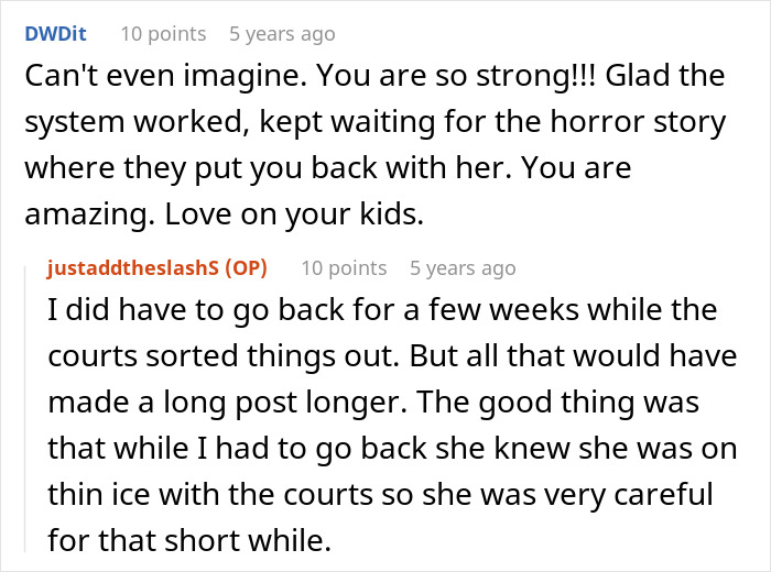 Screenshot of an online discussion about a mom who tells her teen son to leave home and later regrets it as her life falls apart. Screenshot of an online discussion about a mom who tells her teen son to leave home and later regrets it as her life falls apart.