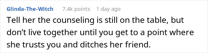 Text message conversation showing advice about a man giving his pregnant girlfriend an ultimatum due to her insecurities. Text message conversation showing advice about a man giving his pregnant girlfriend an ultimatum due to her insecurities.