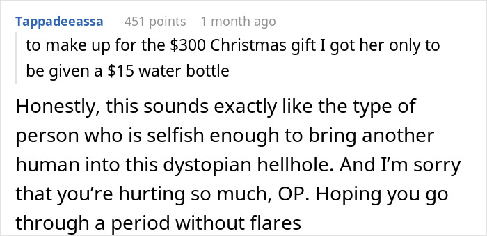 Reddit user commenting on a genetic condition affecting their pregnant sister, expressing concern and frustration. Reddit user commenting on a genetic condition affecting their pregnant sister, expressing concern and frustration.