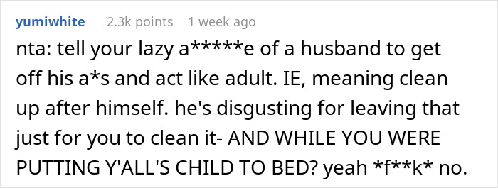 Mother caring for 10-month-old baby refuses fiancé’s orders to clean vomit, causing tension in a domestic setting.