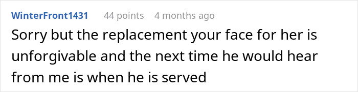 Comment text on a forum discussing divorce and issues related to husband’s ex after six years of marriage. Comment text on a forum discussing divorce and issues related to husband’s ex after six years of marriage.