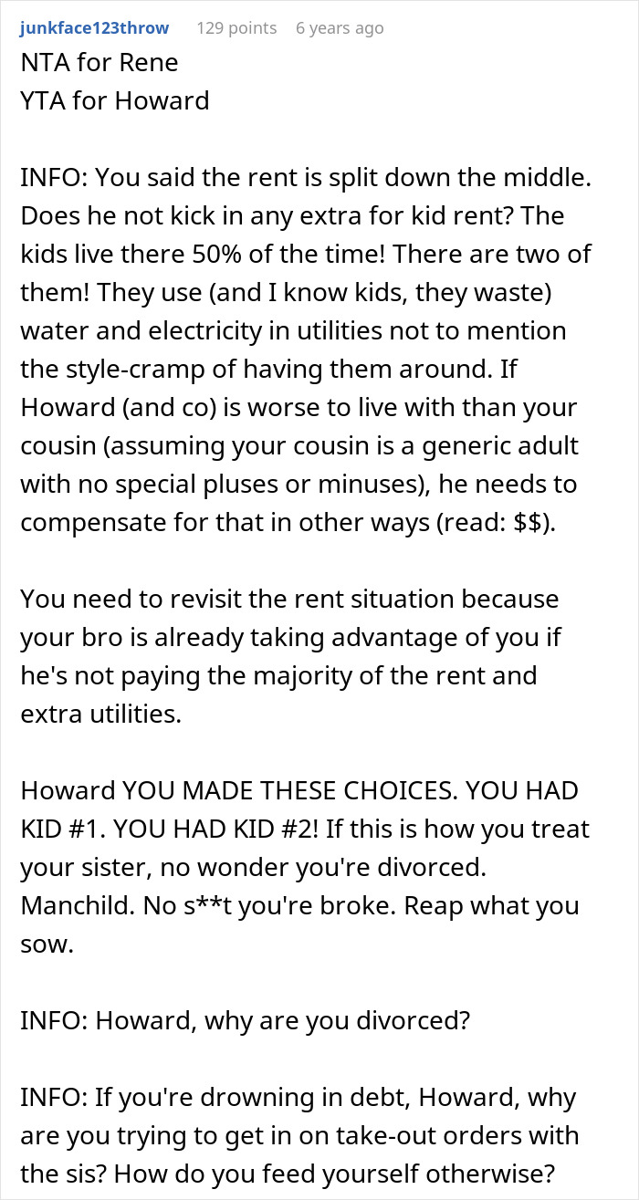 Text post discussing sibling conflicts and accusations of being a stranger to kids after refusing childcare duties. Text post discussing sibling conflicts and accusations of being a stranger to kids after refusing childcare duties.