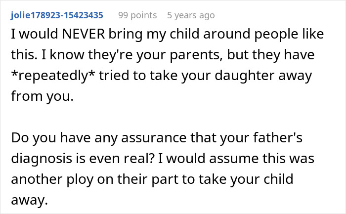 Comment on a forum discussing estranged dad with cancer trying to reconnect with daughter he disowned for pregnancy. Comment on a forum discussing estranged dad with cancer trying to reconnect with daughter he disowned for pregnancy.