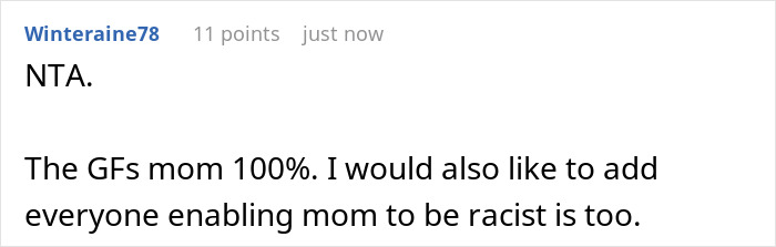 Comment criticizing racist mom at dinner causing chaos after insulting daughter’s girlfriend’s Black parents, woman upset and leaves. Comment criticizing racist mom at dinner causing chaos after insulting daughter’s girlfriend’s Black parents, woman upset and leaves.