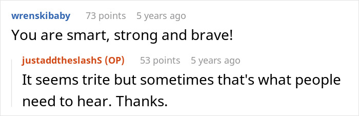 Screenshot of a supportive online comment thread where a mom regrets telling her teen son to leave home. Screenshot of a supportive online comment thread where a mom regrets telling her teen son to leave home.