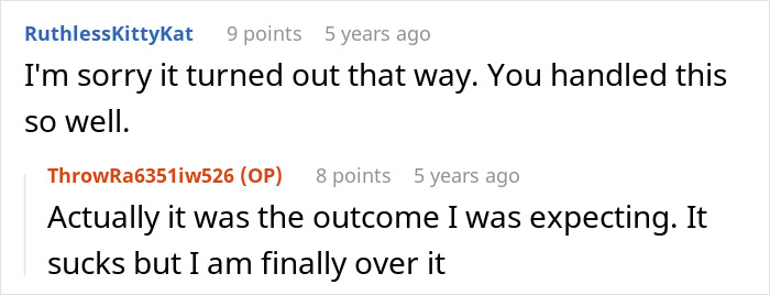Screenshot of an online conversation about an estranged dad who wants to reconnect with daughter after cancer diagnosis. Screenshot of an online conversation about an estranged dad who wants to reconnect with daughter after cancer diagnosis.