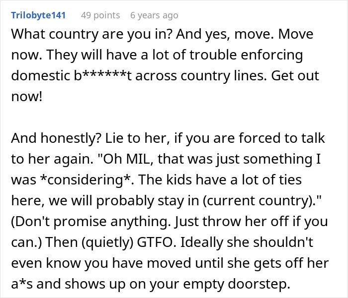 Widow plans to move back to home country with kids while facing legal threats from mother-in-law. Widow plans to move back to home country with kids while facing legal threats from mother-in-law.