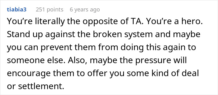 Reddit comment praising a man wrongfully jailed for 54 days who refuses to take down his website exposing a detective. Reddit comment praising a man wrongfully jailed for 54 days who refuses to take down his website exposing a detective.