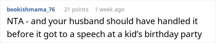 Screenshot of a social media comment about a niece's birthday party and a disagreement involving spiritual awakening. Screenshot of a social media comment about a niece's birthday party and a disagreement involving spiritual awakening.