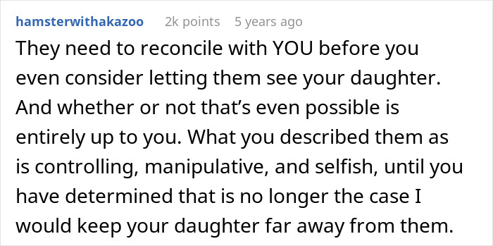 Alt text: Comment advising reconciliation advice for estranged dad seeking to reconnect with daughter after cancer diagnosis. Alt text: Comment advising reconciliation advice for estranged dad seeking to reconnect with daughter after cancer diagnosis.