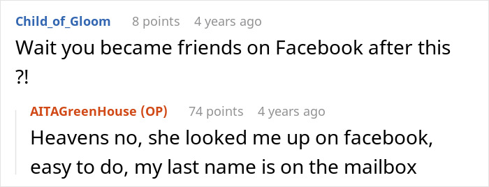 Screenshot of an online conversation about a thief claiming to know the owner after stealing vegetables. Screenshot of an online conversation about a thief claiming to know the owner after stealing vegetables.