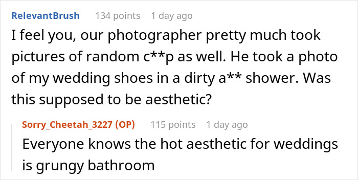 Bride slams $3K wedding photographer, claiming her dog with a GoPro would have captured better wedding photos. Bride slams $3K wedding photographer, claiming her dog with a GoPro would have captured better wedding photos.