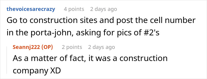 Screenshot of a Reddit conversation about construction sites related to a boss making life difficult for a grieving employee. Screenshot of a Reddit conversation about construction sites related to a boss making life difficult for a grieving employee.