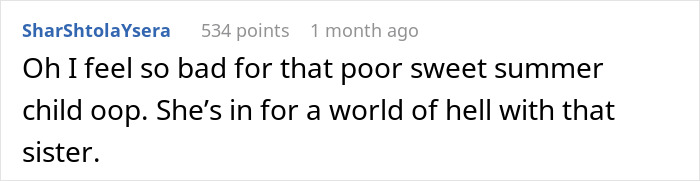 Comment discussing girlfriend confused after boyfriend’s sister hits on her and it being a test causing anger. Comment discussing girlfriend confused after boyfriend’s sister hits on her and it being a test causing anger.