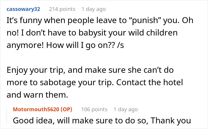 Cousin Tells Woman To Cover $4,000 Family Vacation, Labels Her Selfish When She Refuses Cousin Tells Woman To Cover $4,000 Family Vacation, Labels Her Selfish When She Refuses