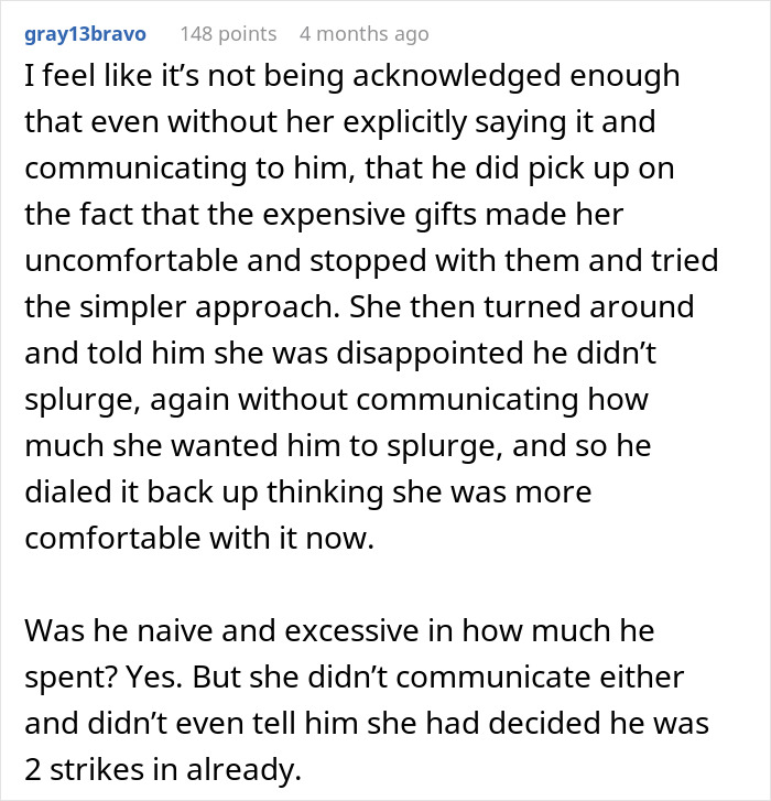 Rich Guy Buys GF A Bunch Of Expensive Stuff, Confused When She Gives Him A Reality Check Rich Guy Buys GF A Bunch Of Expensive Stuff, Confused When She Gives Him A Reality Check