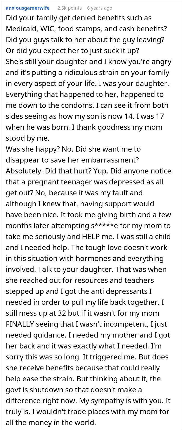 Text post from anxiousgamerwife sharing a personal story about family struggles, support, and teen daughter challenges before a CPS call. Text post from anxiousgamerwife sharing a personal story about family struggles, support, and teen daughter challenges before a CPS call.