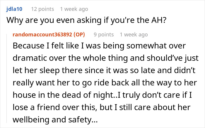 Teen shows up at best friend’s door very late, confused why she is not welcome and concerned about safety and wellbeing. Teen shows up at best friend’s door very late, confused why she is not welcome and concerned about safety and wellbeing.