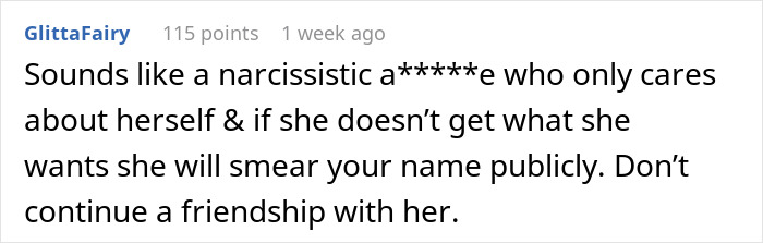 Screenshot of an online comment about a teen showing up at best friend’s door at 4 AM, confused why she’s not welcome. Screenshot of an online comment about a teen showing up at best friend’s door at 4 AM, confused why she’s not welcome.