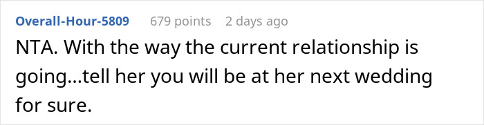 Man shares story about shelling out $22,500 for daughter’s failed wedding while skipping his own to hang out with pals. Man shares story about shelling out $22,500 for daughter’s failed wedding while skipping his own to hang out with pals.