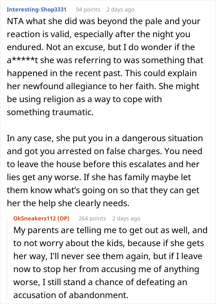 Reddit comments discussing false domestic violence accusations and emotional impact on husband’s empathy. Reddit comments discussing false domestic violence accusations and emotional impact on husband’s empathy.