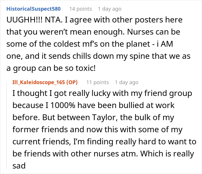 Reddit comments discussing betrayal and giving an ex-best friend a taste of her own medicine after toxic friendship. Reddit comments discussing betrayal and giving an ex-best friend a taste of her own medicine after toxic friendship.