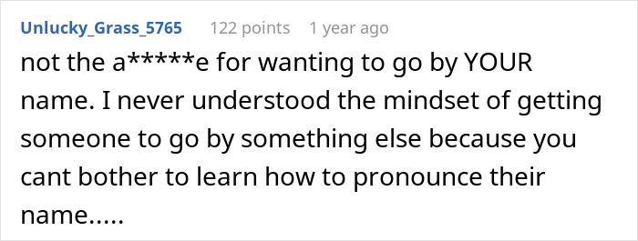 Screenshot of a Reddit comment discussing an Indian guy refusing to change his name for a US client, risking his career. Screenshot of a Reddit comment discussing an Indian guy refusing to change his name for a US client, risking his career.