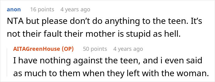 Screenshot of an online discussion about a thief caught stealing vegetables claiming to know the owner. Screenshot of an online discussion about a thief caught stealing vegetables claiming to know the owner.