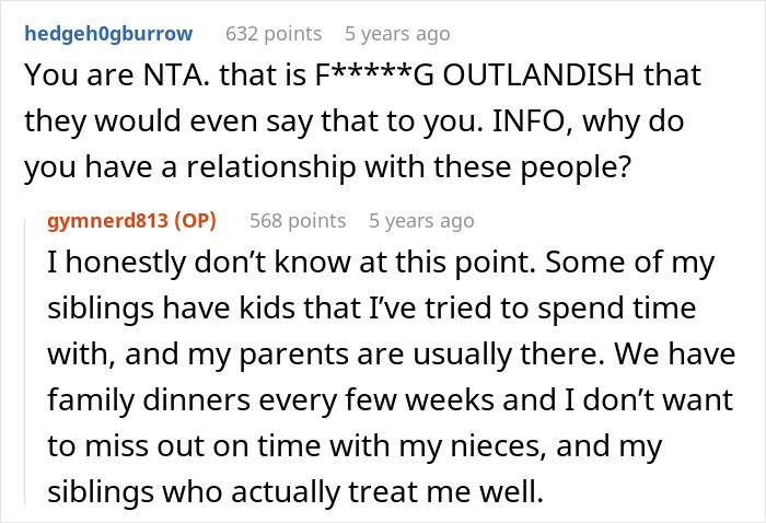 Screenshot of an online discussion about a woman refusing to hand over her savings after parents claim it’s rightfully theirs. Screenshot of an online discussion about a woman refusing to hand over her savings after parents claim it’s rightfully theirs.