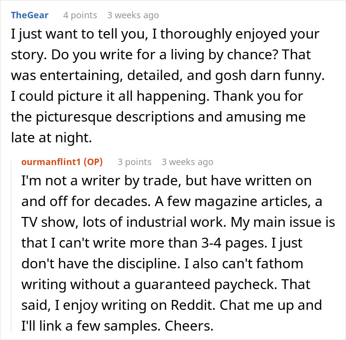 Teens inspecting a portable darkroom won at surplus auction, surprised by discovery of an entire army trailer behind it