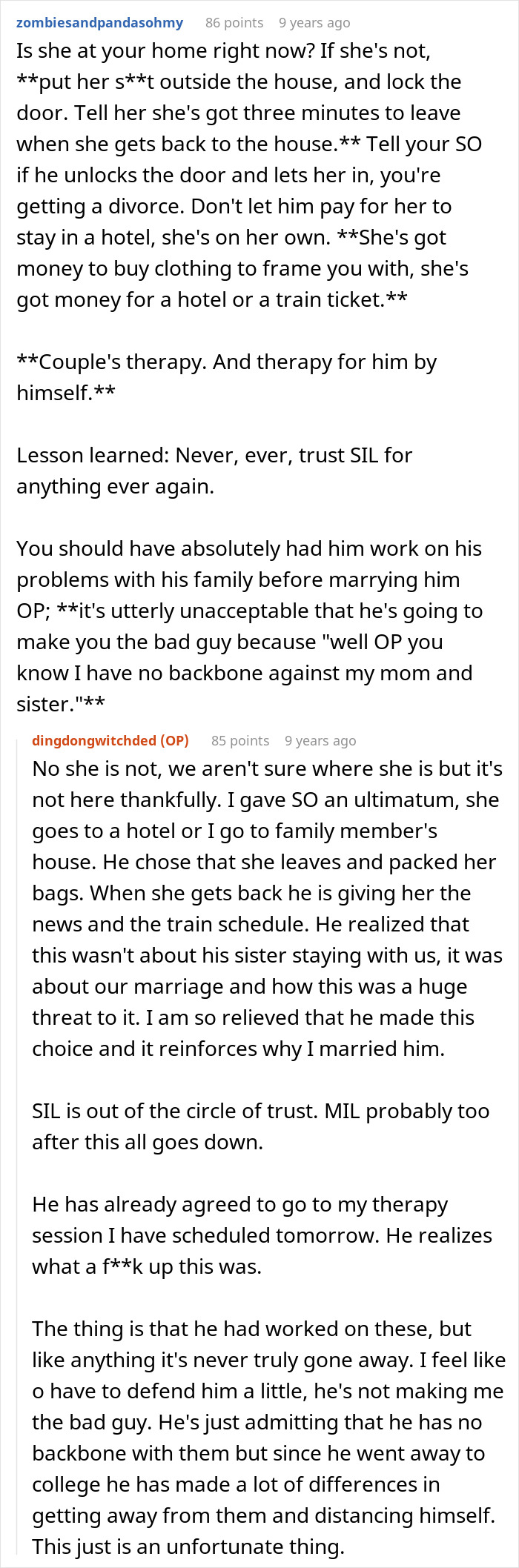 Discussion about a lady framing SIL and turning brother against his wife, shocking the couple with family drama advice.