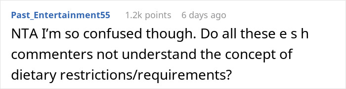 In-Laws Aware Of Woman’s Food Restrictions, Are Mad She Finds A Way To Not Eat Their Unsafe Food In-Laws Aware Of Woman’s Food Restrictions, Are Mad She Finds A Way To Not Eat Their Unsafe Food