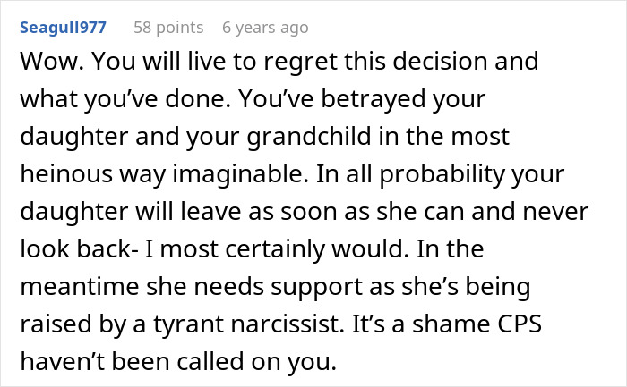 Comment expressing regret and betrayal after a dad called CPS on his teen daughter, highlighting family conflict and emotional struggle. Comment expressing regret and betrayal after a dad called CPS on his teen daughter, highlighting family conflict and emotional struggle.