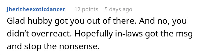 Comment from a working mom responding to in-laws doubting the challenges of once-a-week daycare and working life. Comment from a working mom responding to in-laws doubting the challenges of once-a-week daycare and working life.