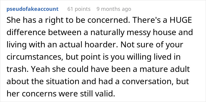 Screenshot of a Reddit comment discussing concerns about a messy house relating to grandma threaten CPS unborn baby situation. Screenshot of a Reddit comment discussing concerns about a messy house relating to grandma threaten CPS unborn baby situation.