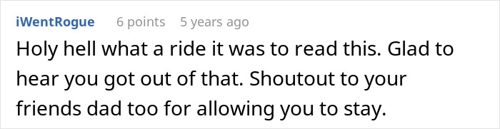 Screenshot of a heartfelt online comment about a mom telling her teen son to leave home and life falling apart. Screenshot of a heartfelt online comment about a mom telling her teen son to leave home and life falling apart.