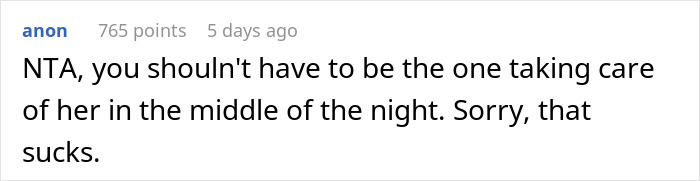 Screenshot of an anonymous comment discussing a teen removing bunk bed ladder to block clingy niece with family and school involved. Screenshot of an anonymous comment discussing a teen removing bunk bed ladder to block clingy niece with family and school involved.