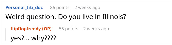 Screenshot of an online conversation where a strange text from fiancé causes concern for a mom-to-be, hinting her gut feeling may be right. Screenshot of an online conversation where a strange text from fiancé causes concern for a mom-to-be, hinting her gut feeling may be right.