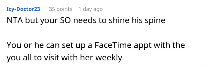 Screenshot of an online forum discussing a mom disabling MIL’s baby cam access after spying concerns. Screenshot of an online forum discussing a mom disabling MIL’s baby cam access after spying concerns.