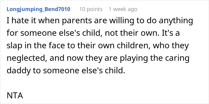 Alt text: Reddit comment about a lady refusing to be future caregiver for autistic stepbrother she doesn't know Alt text: Reddit comment about a lady refusing to be future caregiver for autistic stepbrother she doesn't know