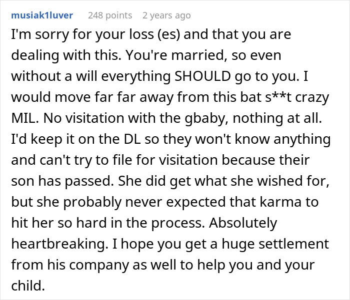 Text message expressing sympathy and advice about a mother-in-law's hatred after losing her husband. Text message expressing sympathy and advice about a mother-in-law's hatred after losing her husband.