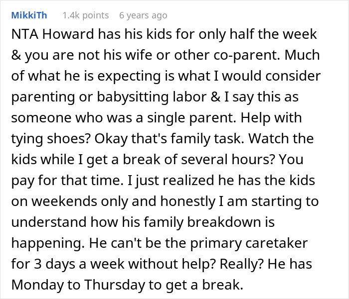 Reddit user explains why guy accusing sister of being stranger to his kids after she refuses childcare duties is unfair. Reddit user explains why guy accusing sister of being stranger to his kids after she refuses childcare duties is unfair.
