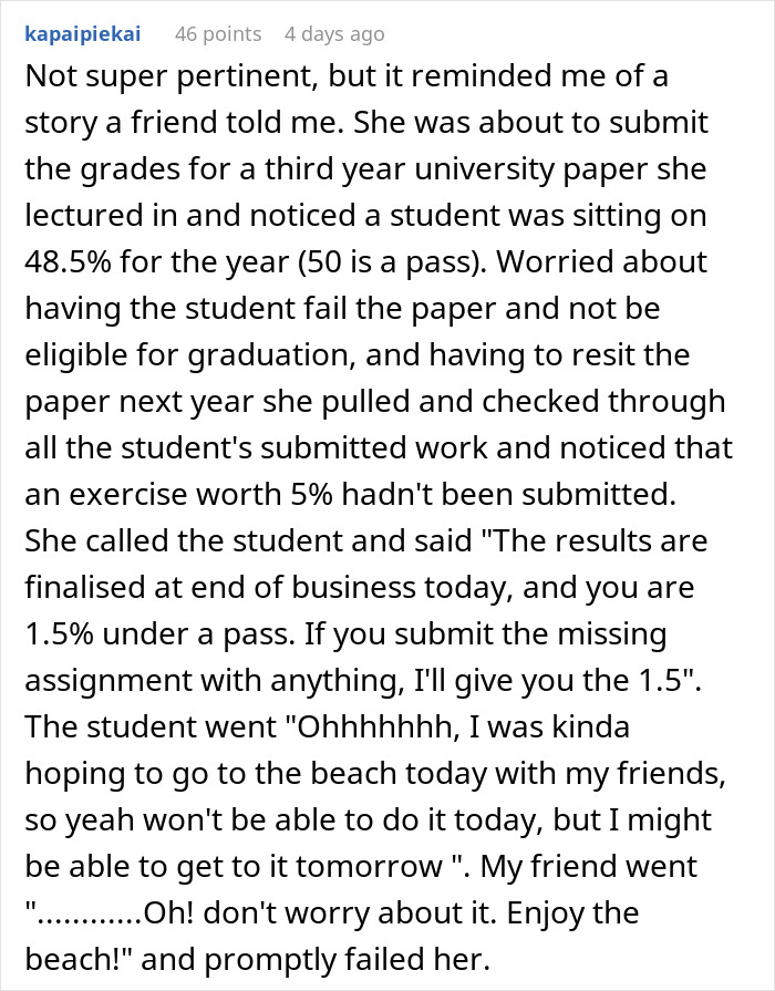 Woman prioritizes brunch date over dad’s surgery, telling surgeon he should wait, shown in a humorous online story text. Woman prioritizes brunch date over dad’s surgery, telling surgeon he should wait, shown in a humorous online story text.