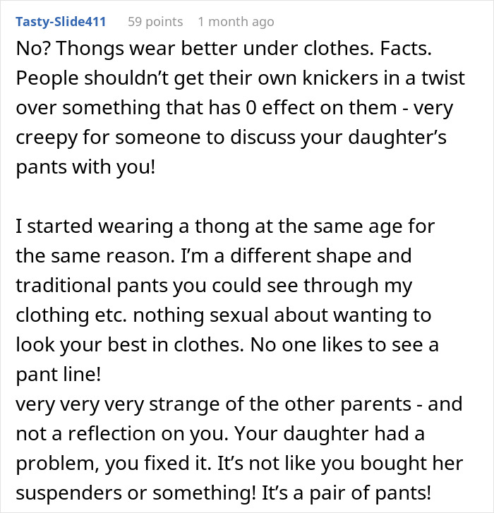 Parents Outraged As Single Dad Doesn’t Consult Them Before Allowing His Daughter To Wear Thongs Parents Outraged As Single Dad Doesn’t Consult Them Before Allowing His Daughter To Wear Thongs