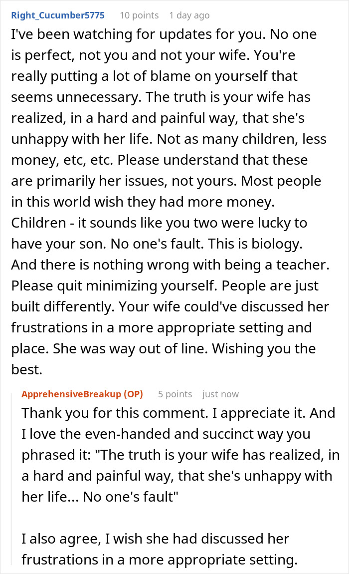 Reddit comment about wife humiliating husband by unleashing years of resentment on an unwanted trip. Reddit comment about wife humiliating husband by unleashing years of resentment on an unwanted trip.
