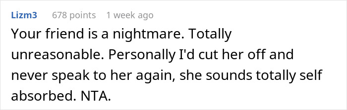 Comment on social media post with user Lizm3, expressing frustration about a teen showing up at best friend’s door at 4 AM and feeling unwelcome. Comment on social media post with user Lizm3, expressing frustration about a teen showing up at best friend’s door at 4 AM and feeling unwelcome.