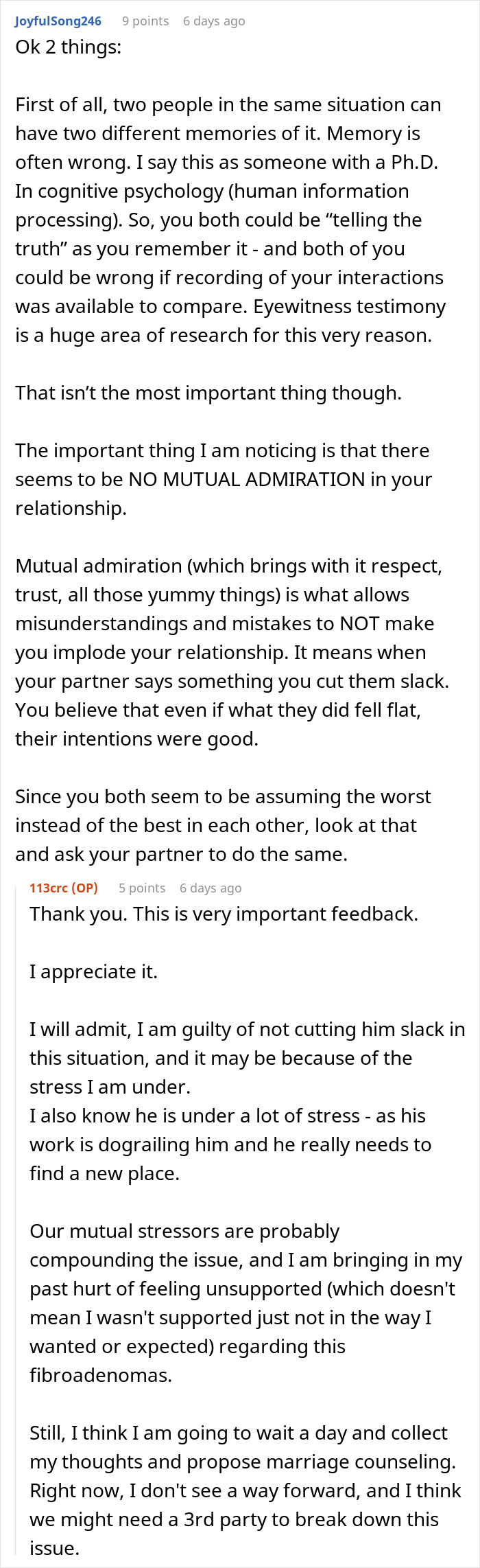 Text conversation discussing mutual admiration, relationship stress, and communication issues between partners after surgery details are shared. Text conversation discussing mutual admiration, relationship stress, and communication issues between partners after surgery details are shared.