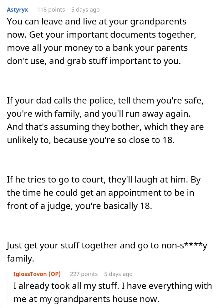 Advice on teen escaping dad’s babysitting trap, walking out after being asked to watch fiancée’s kids. Advice on teen escaping dad’s babysitting trap, walking out after being asked to watch fiancée’s kids.