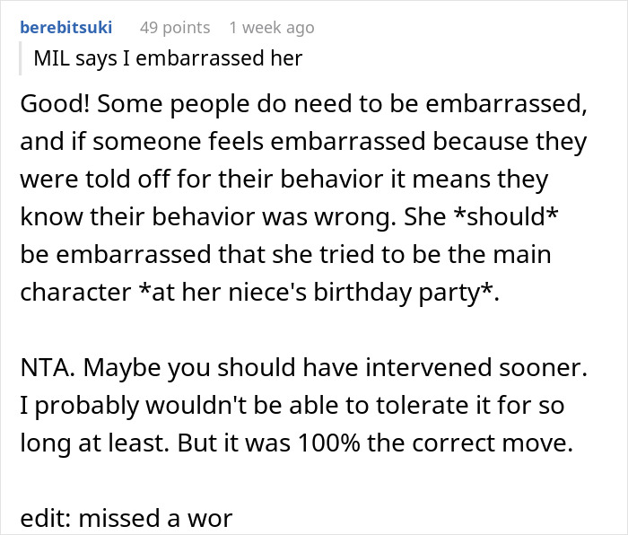Alt text: Woman upset after sister-in-law tells her to stop making niece's birthday about her spiritual awakening and behavior. Alt text: Woman upset after sister-in-law tells her to stop making niece's birthday about her spiritual awakening and behavior.