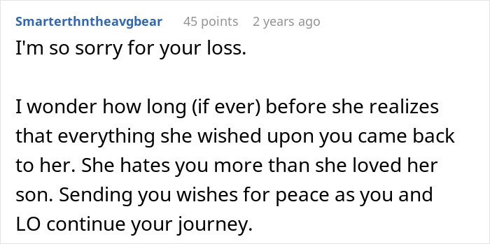 Text showing sympathy and discussing how a mother-in-law hates her daughter-in-law after losing her husband. Text showing sympathy and discussing how a mother-in-law hates her daughter-in-law after losing her husband.